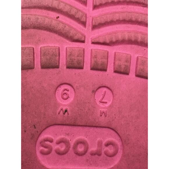 Crocs Barbie Crush Clog Women's Size 9 Mens 7 Limited Edition Black and Pink New - Picture 14 of 14